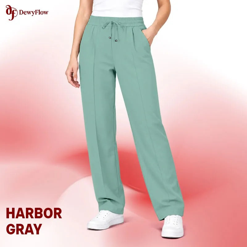DewyFlow - #1 Elastic Waist Stretch Dress Pants for Seniors