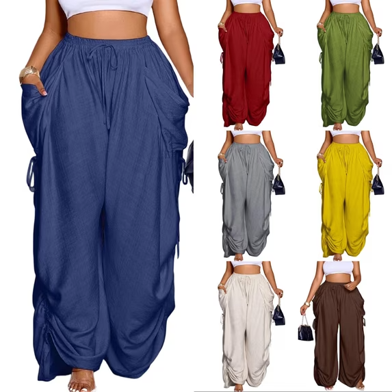 Women's Non-Binding Ultra-Soft Wide-Leg Lounge Pants with Pockets