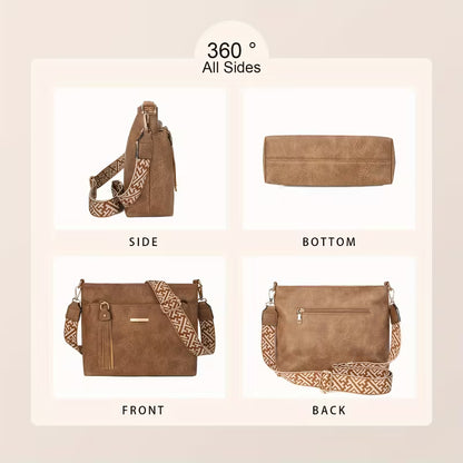 Women's Tote Bag New Fashionable Large Capacity Solid Color Simple PU Suitable for Casual Commuting Daily Shopping