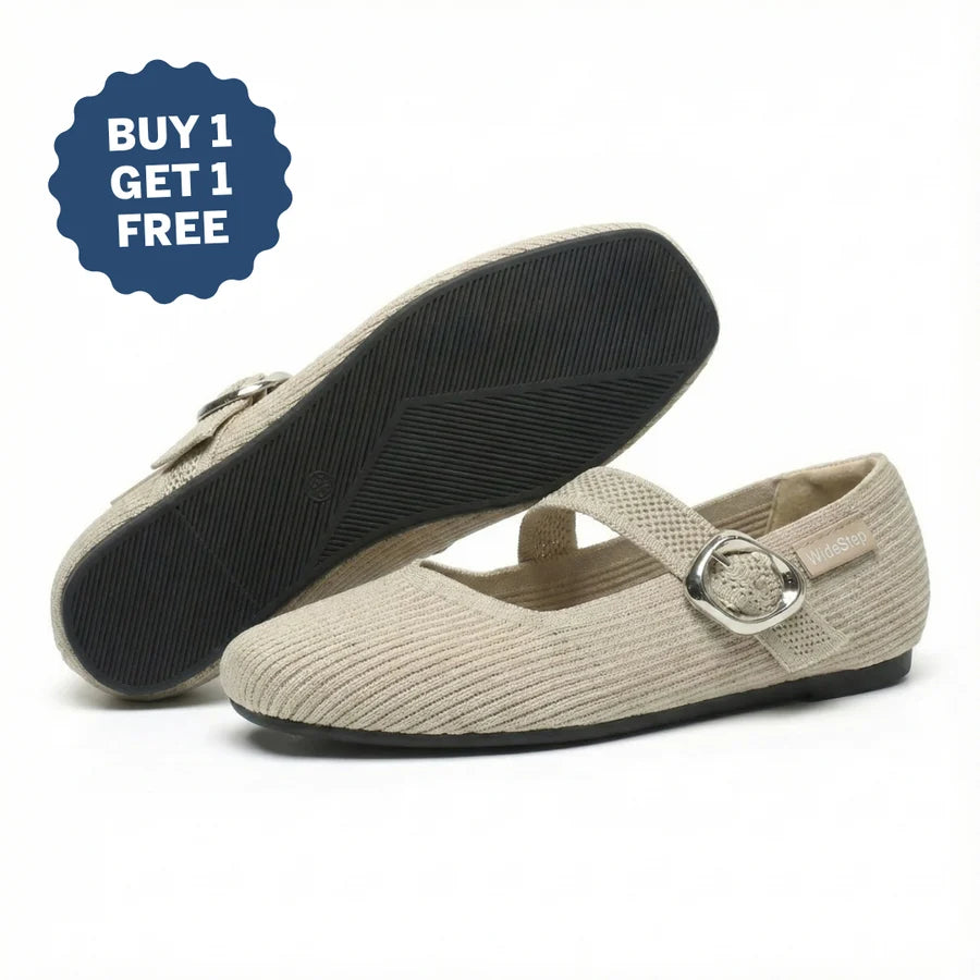 Elora Comfort posture-supporting flats