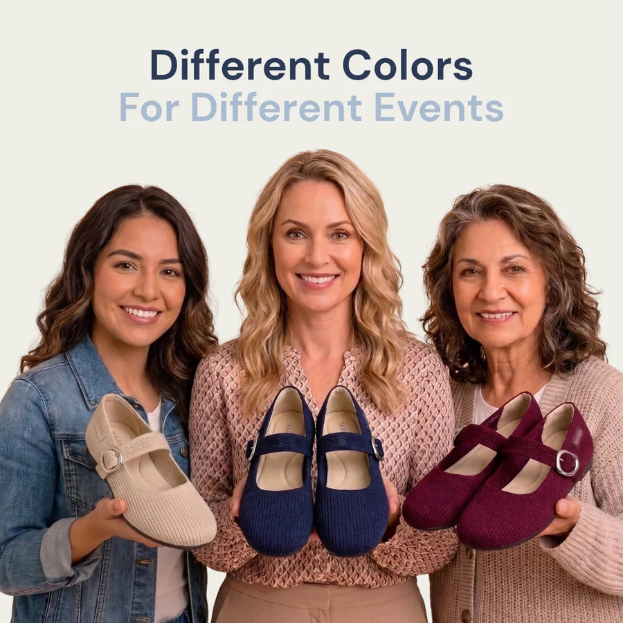 Elora Comfort posture-supporting flats