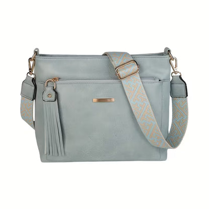 Women's Tote Bag New Fashionable Large Capacity Solid Color Simple PU Suitable for Casual Commuting Daily Shopping