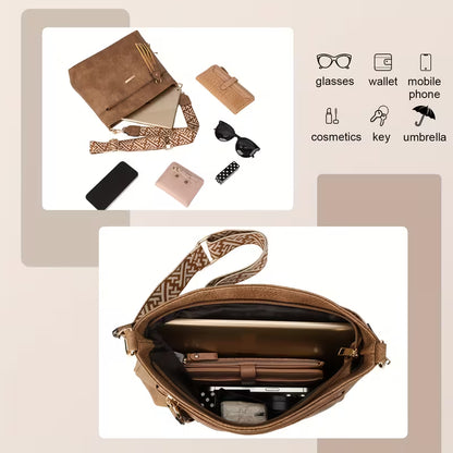 Women's Tote Bag New Fashionable Large Capacity Solid Color Simple PU Suitable for Casual Commuting Daily Shopping