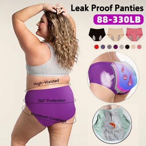 2026 Best-Selling High-Waist Leak-Proof Panties ✨Butter-soft, ultra-stretchy & discreetly protective 🍃