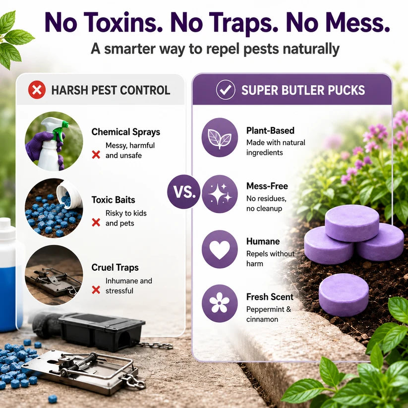 🐭 All-Natural Peppermint & Cinnamon Pest & Rodent Repellent Pucks 🕷️🐍