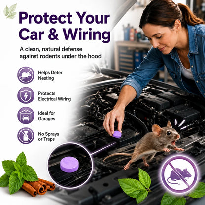 🐭 All-Natural Peppermint & Cinnamon Pest & Rodent Repellent Pucks 🕷️🐍