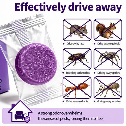 🐭 All-Natural Peppermint & Cinnamon Pest & Rodent Repellent Pucks 🕷️🐍