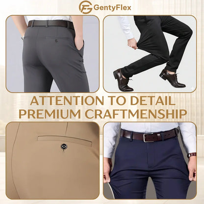 Ultra-Stretch Flexible Comfort Men's Classic Pants
