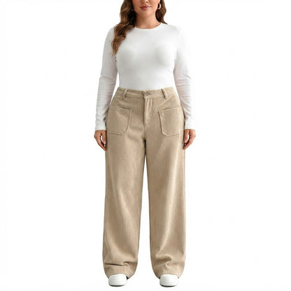 Women’s Casual Relaxed Fit Wide-Leg Pants
