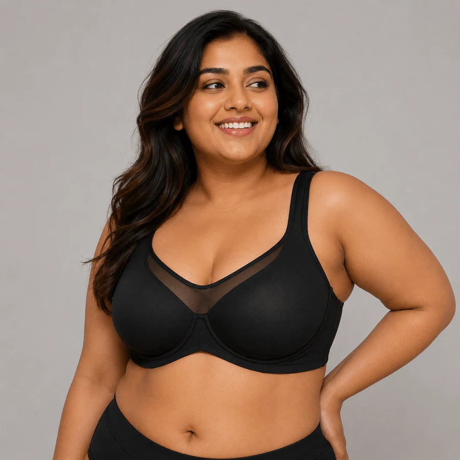 🔥FULL SIZE Last Day Sale OFF🔥 Women's Elegant Sheer Full Coverage Bra