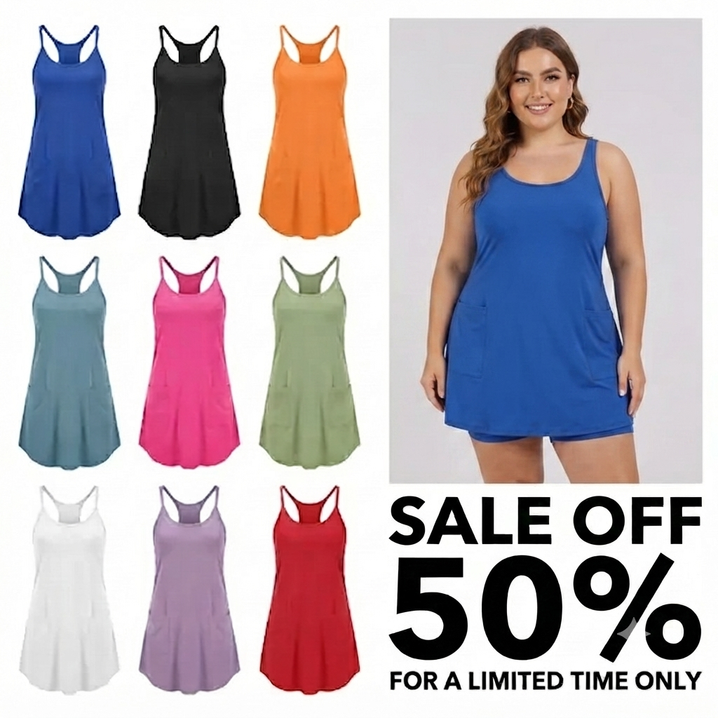 The Everyday Dress Built In Romper Relaxed Loose Fit Body Shapes