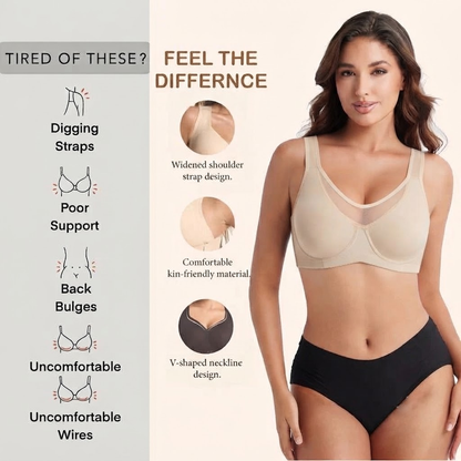 🔥FULL SIZE Last Day Sale OFF🔥 Women's Elegant Sheer Full Coverage Bra