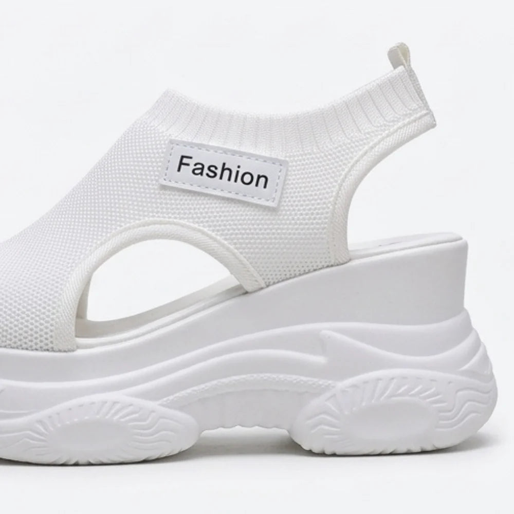 Women's Thick-Sole Fly-Woven Casual Sandals