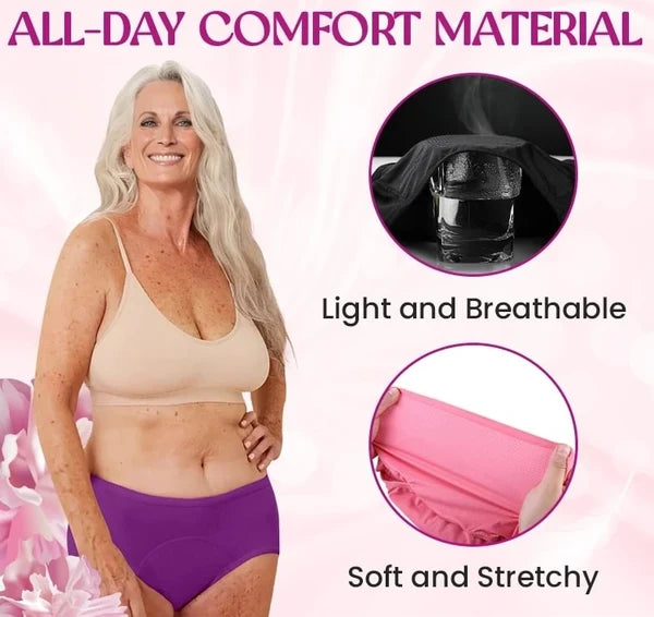 2026 Best-Selling High-Waist Leak-Proof Panties ✨Butter-soft, ultra-stretchy & discreetly protective 🍃
