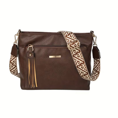 Women's Tote Bag New Fashionable Large Capacity Solid Color Simple PU Suitable for Casual Commuting Daily Shopping