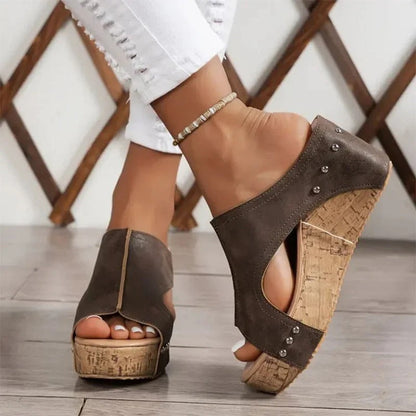 💐50% OFF✨ Orthopedic Support Wedge Sandals – Absolute Comfort for Your Feet 👣