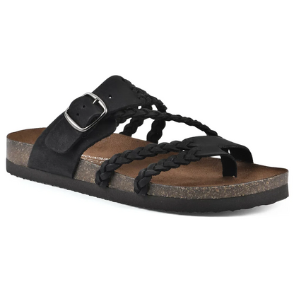 Hayleigh Braided Cork Sandals – Ergonomic Arch Support & Boho Style
