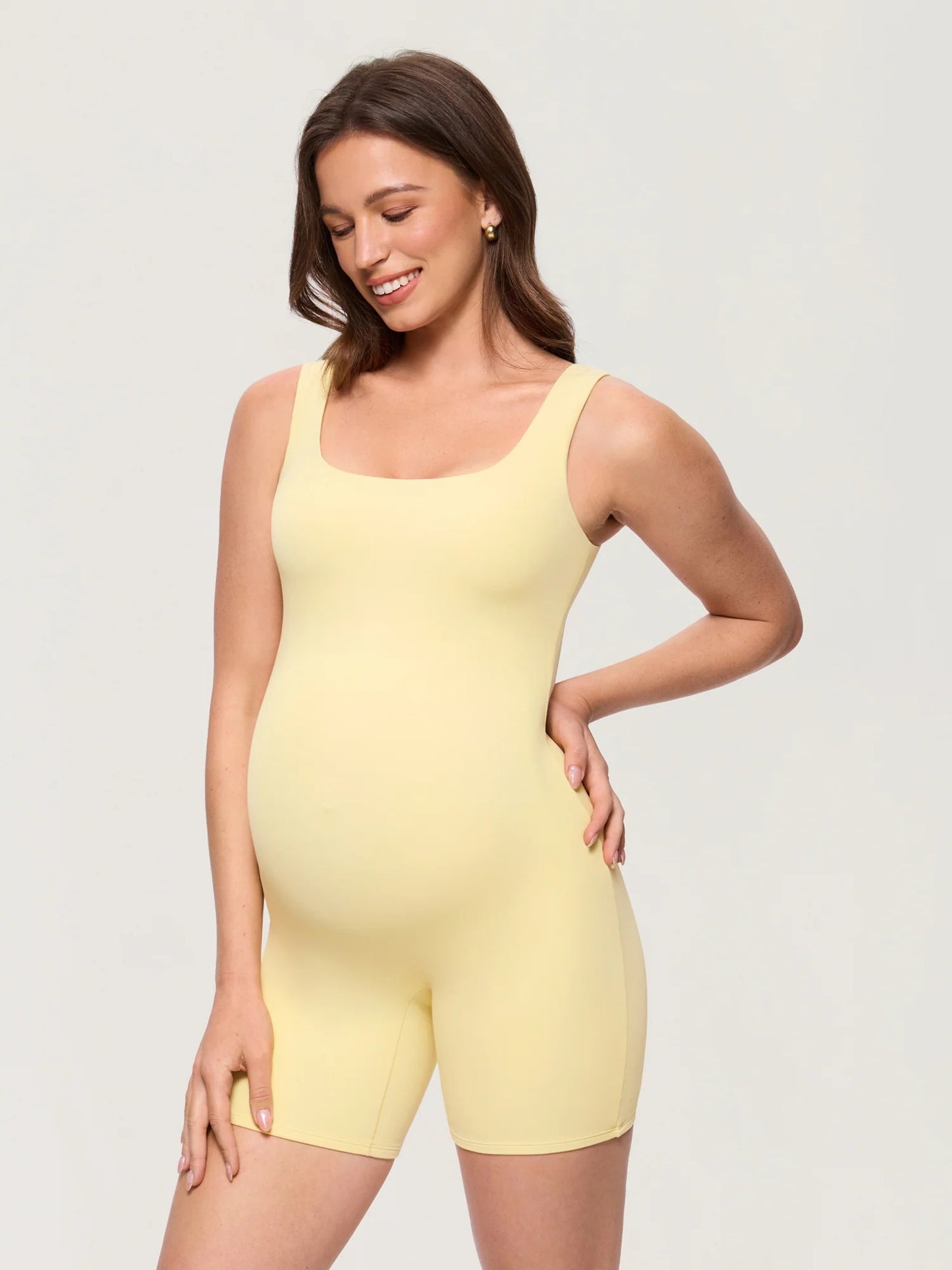 Auraliftbra — flattering maternity romper that moves with your changing body
