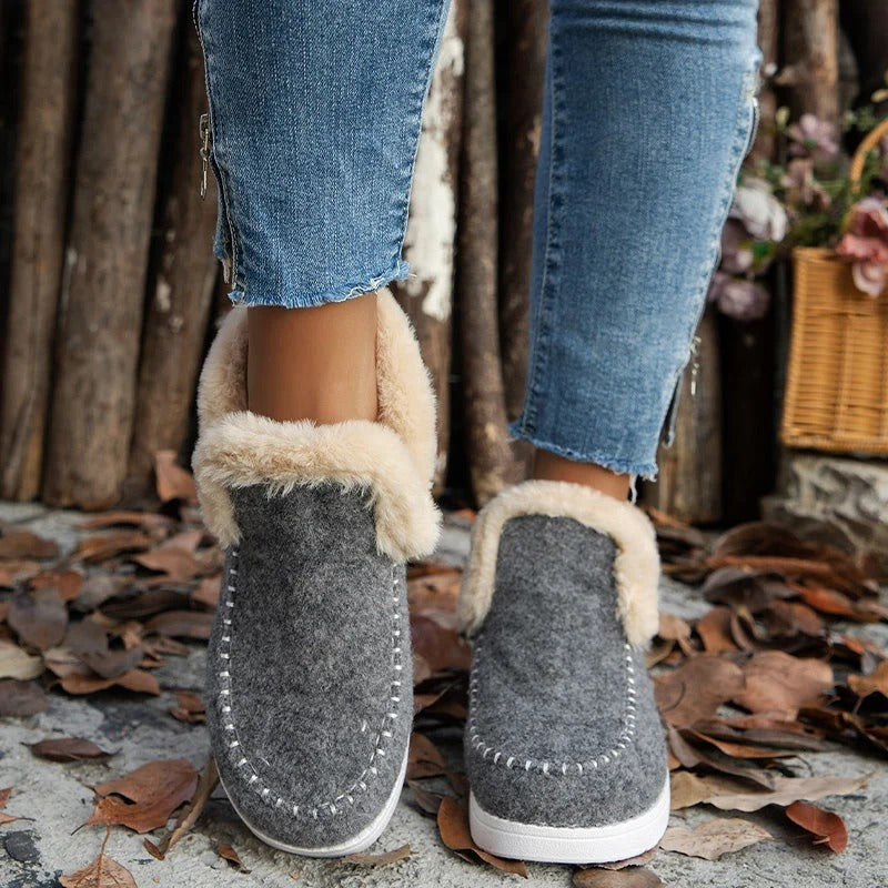 ❄️ Women's winter boots - anti-slip, warm artificial lining and all-day comfort