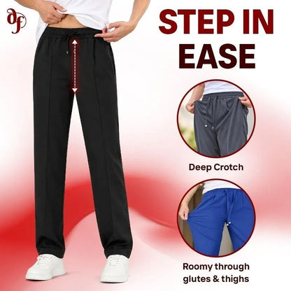 DewyFlow - #1 Elastic Waist Stretch Dress Pants for Seniors