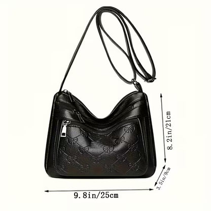 Quilted Square Crossbody Bag for Ladies