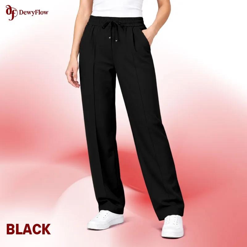 DewyFlow - #1 Elastic Waist Stretch Dress Pants for Seniors