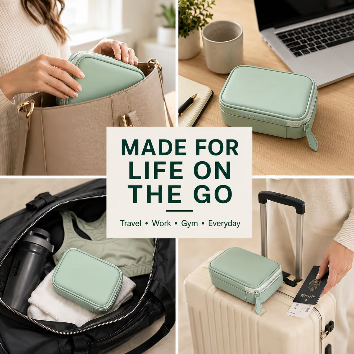 ✨2‑Week Pill Organizer Binder Case | 14 Reusable Color‑Coded Pill Pouch💊
