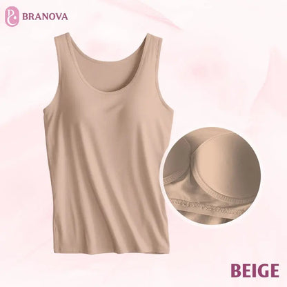 BraNova - Soft Built-In Bra Tank Top for Women