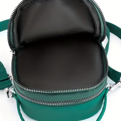 Casual Mini Crossbody with Adjustable Strap, Multi-Layer Crossbody Bag