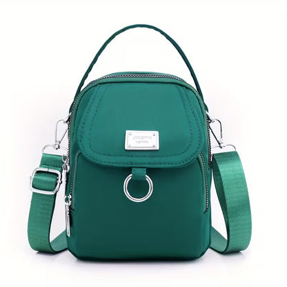 Casual Mini Crossbody with Adjustable Strap, Multi-Layer Crossbody Bag