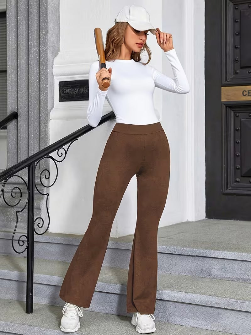 Women'S High-Waist Flare Pants