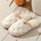 Women's Simple and Stylish Indoor Home Comfortable Non-Slip Warm Soft-Soled Quiet Fuzzy Slippers