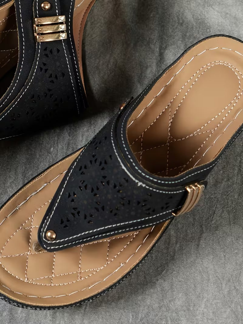 CloudStep Chic Wedge Sandals for Women – Lightweight, Breathable, & Pain-Free Daily Wear