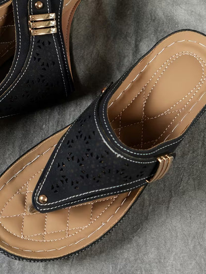CloudStep Chic Wedge Sandals for Women – Lightweight, Breathable, & Pain-Free Daily Wear