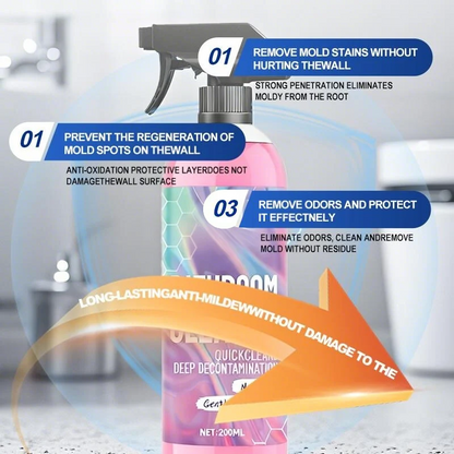 ✨✨ Bathroom Cleaner: Sparkle in Seconds, No Harsh Fumes