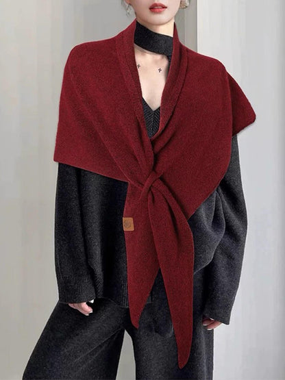 💝💝Women's Trendy Solid Knitted Shawl