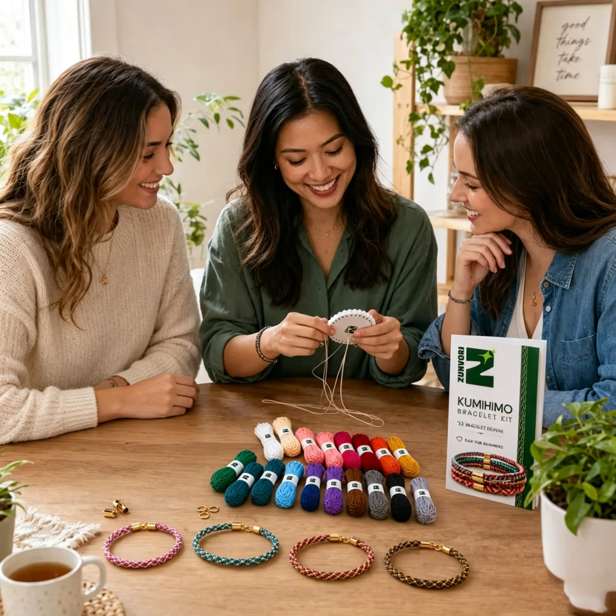 Kumihimo Bracelet Kit – Create Your Own Braided Friendship Bracelets