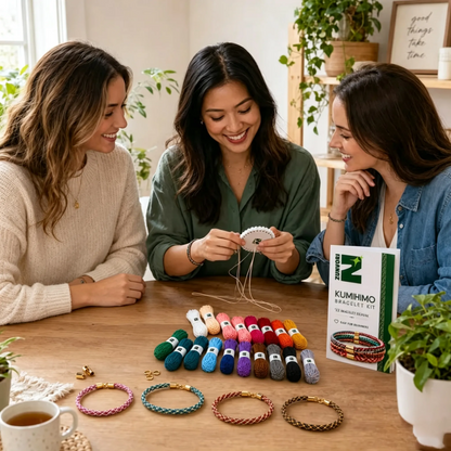 Kumihimo Bracelet Kit – Create Your Own Braided Friendship Bracelets