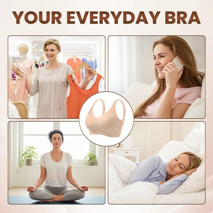 Supportive Wireless Lift Bra for All-Day Comfort
