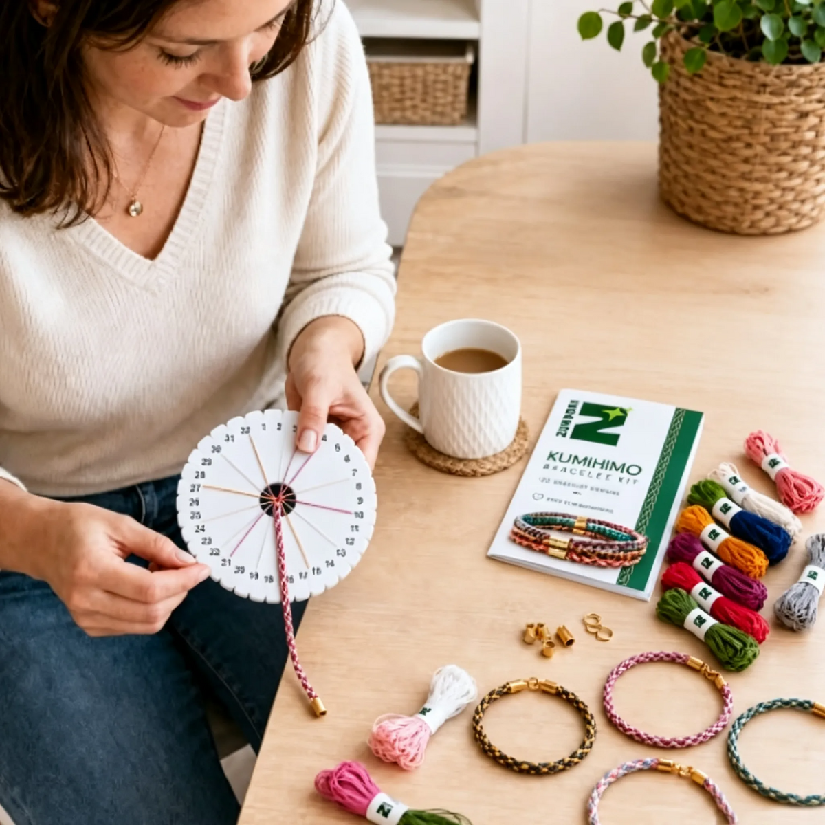 Kumihimo Bracelet Kit – Create Your Own Braided Friendship Bracelets