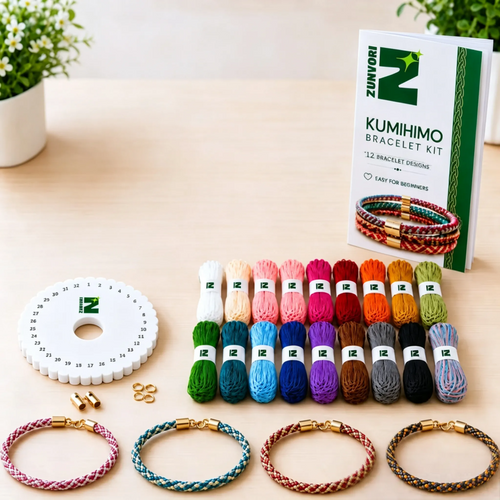Kumihimo Bracelet Kit – Create Your Own Braided Friendship Bracelets