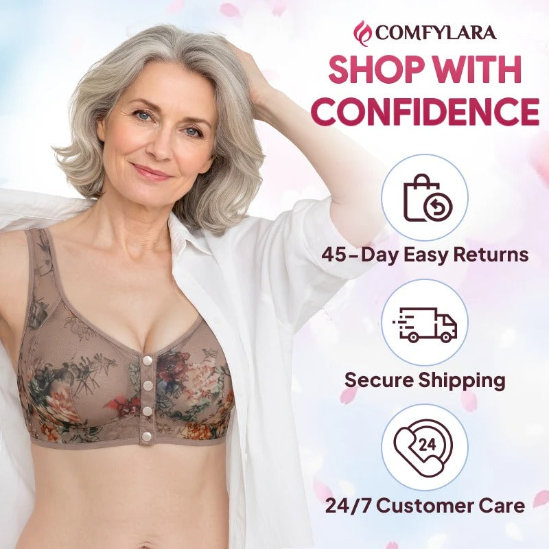 Instant Cool & Easy-Snap Bra For Seniors