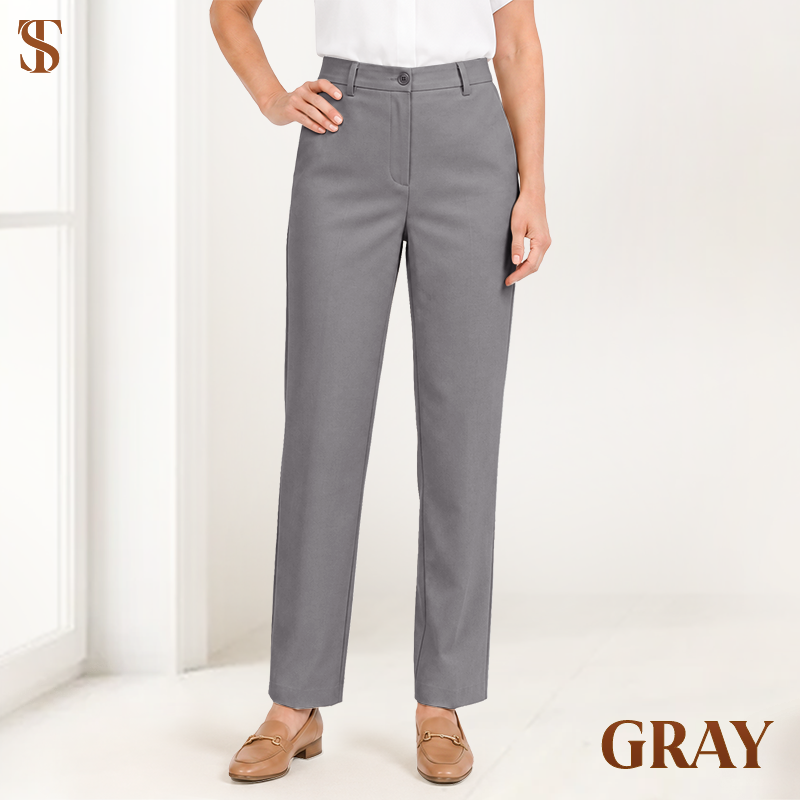 Women's Hidden Stretch Waist Twill Chinos Pants