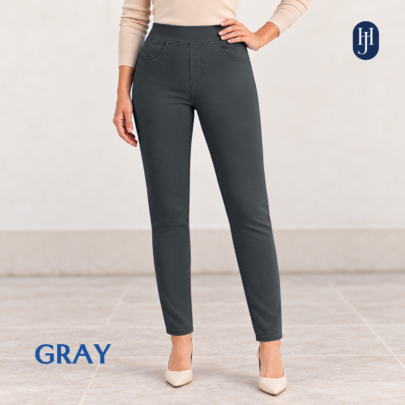 JeanaHug - Stretchy Pull-On Denim Leggings