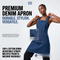 Cloud-Fit Denim Apron