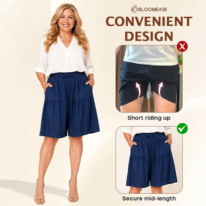 BloomEase - Women's Lightweight Stretch Comfy Flowy Shorts