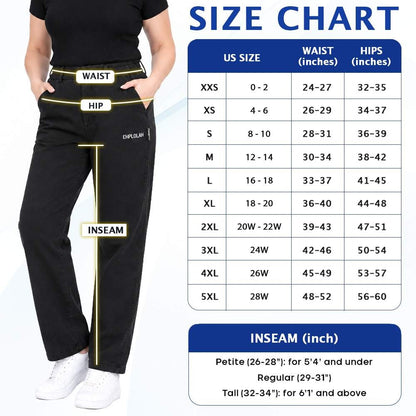 Women's Flattering Roomy-Fit Comfy Pants