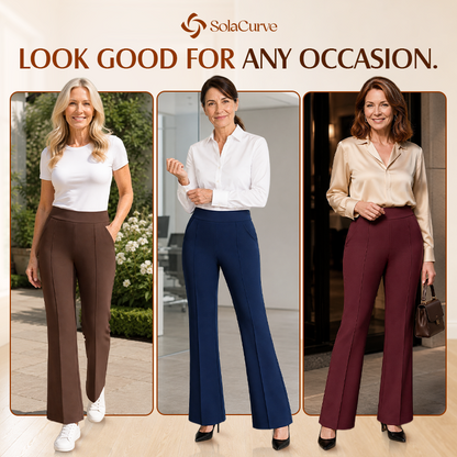 The Comfort Flex Tummy-Control Ponte Pants for Women 50+