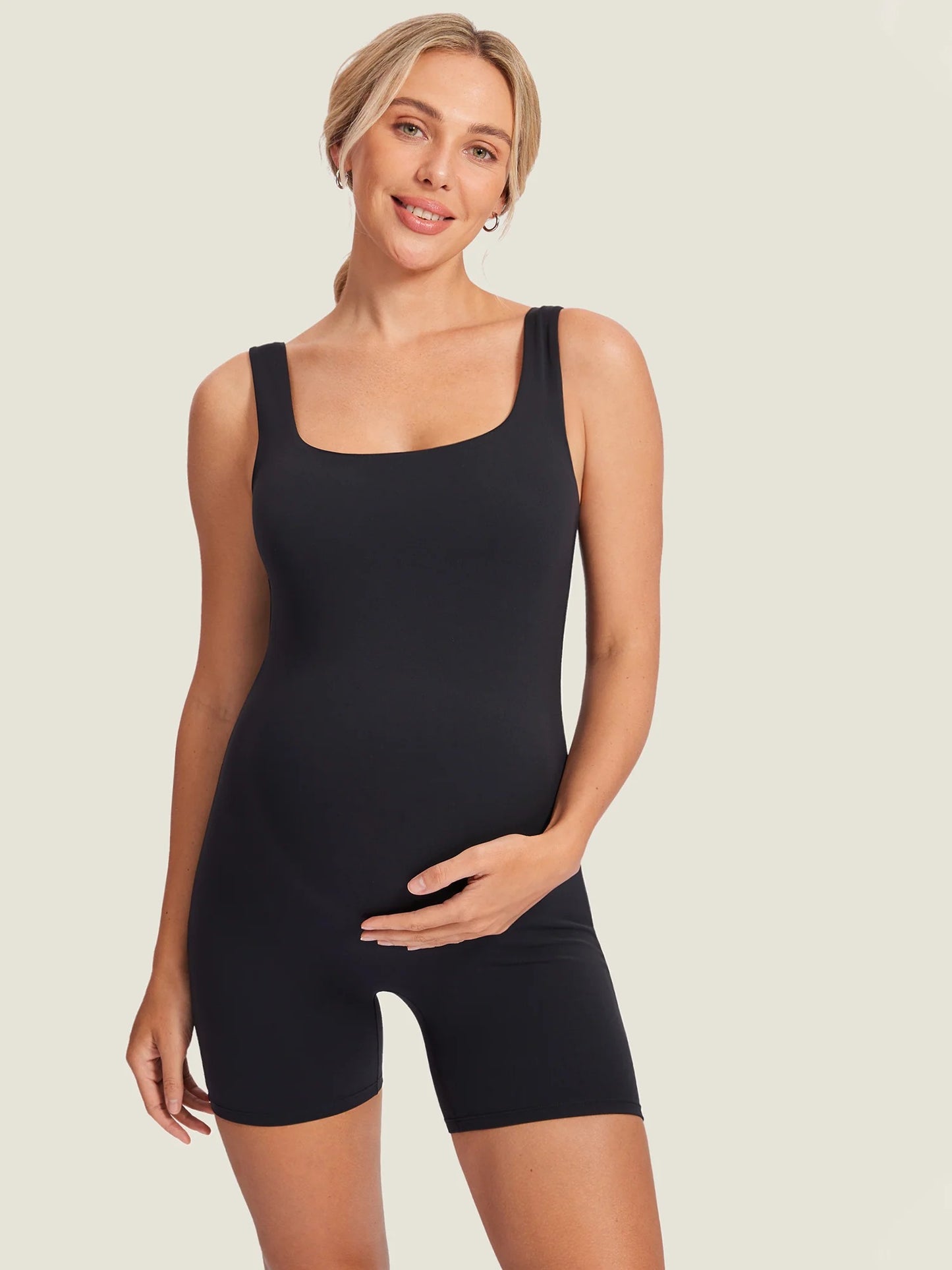 Auraliftbra — flattering maternity romper that moves with your changing body