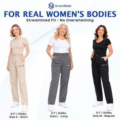Women's Flattering Roomy-Fit Comfy Pants